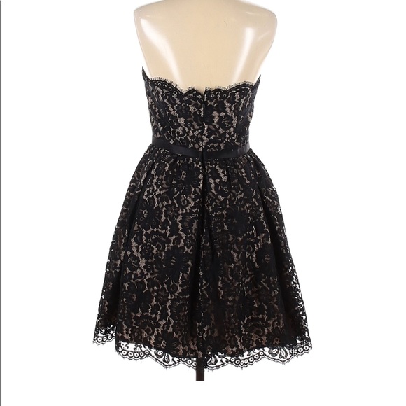 NWT Neiman Marcus for Target Women’s Strapless Party Dress Black and Tan Size 10 - Picture 2 of 9